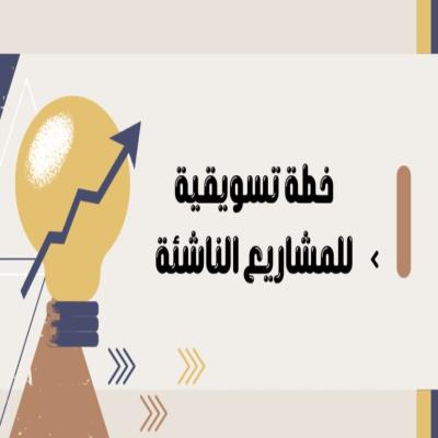 خطة تسويقية ‹ للمشاريع الناشئة